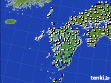 九州地方のアメダス実況(風向・風速)(2021年07月20日)