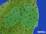 福島県のアメダス実況(日照時間)(2021年07月21日)