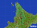 道北のアメダス実況(気温)(2021年07月21日)