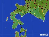2021年07月21日の道南のアメダス(気温)