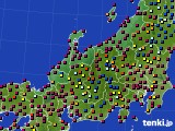 北陸地方のアメダス実況(日照時間)(2021年07月22日)