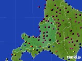 道央のアメダス実況(日照時間)(2021年07月22日)