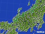 2021年07月22日の北陸地方のアメダス(風向・風速)