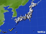 アメダス実況(風向・風速)(2021年07月23日)