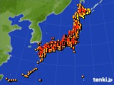 アメダス実況(気温)(2021年07月24日)