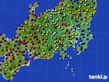 関東・甲信地方のアメダス実況(日照時間)(2021年07月26日)
