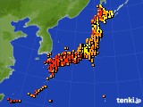 アメダス実況(気温)(2021年07月27日)