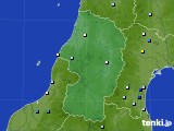 山形県のアメダス実況(降水量)(2021年07月28日)