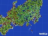 関東・甲信地方のアメダス実況(日照時間)(2021年07月29日)