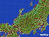 2021年07月29日の北陸地方のアメダス(気温)