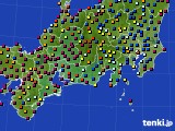 東海地方のアメダス実況(日照時間)(2021年07月30日)