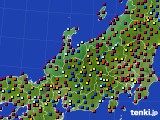 2021年07月31日の北陸地方のアメダス(日照時間)