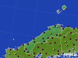 島根県のアメダス実況(日照時間)(2021年07月31日)