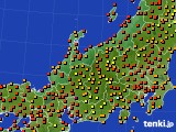 2021年07月31日の北陸地方のアメダス(気温)