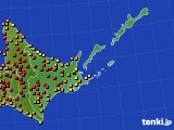 2021年07月31日の道東のアメダス(気温)