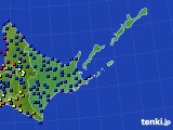 道東のアメダス実況(日照時間)(2021年08月01日)