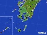 2021年08月01日の鹿児島県のアメダス(日照時間)