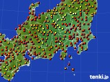 2021年08月01日の関東・甲信地方のアメダス(気温)