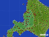 道央のアメダス実況(気温)(2021年08月01日)