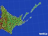 アメダス実況(気温)(2021年08月01日)