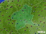 群馬県のアメダス実況(日照時間)(2021年08月02日)