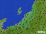 新潟県のアメダス実況(日照時間)(2021年08月02日)