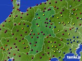 長野県のアメダス実況(日照時間)(2021年08月02日)