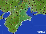 三重県のアメダス実況(日照時間)(2021年08月02日)