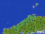 島根県のアメダス実況(日照時間)(2021年08月02日)