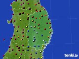 2021年08月02日の岩手県のアメダス(日照時間)