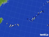 沖縄地方のアメダス実況(風向・風速)(2021年08月02日)