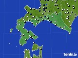 道南のアメダス実況(風向・風速)(2021年08月02日)