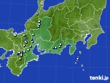 東海地方のアメダス実況(降水量)(2021年08月03日)