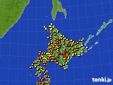 2021年08月04日の北海道地方のアメダス(気温)