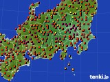 2021年08月04日の関東・甲信地方のアメダス(気温)