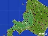 道央のアメダス実況(気温)(2021年08月04日)