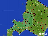 道央のアメダス実況(気温)(2021年08月05日)