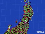 2021年08月06日の東北地方のアメダス(日照時間)
