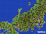 北陸地方のアメダス実況(日照時間)(2021年08月06日)
