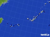 沖縄地方のアメダス実況(風向・風速)(2021年08月06日)