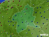 群馬県のアメダス実況(日照時間)(2021年08月07日)