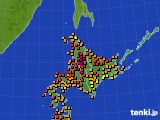 2021年08月07日の北海道地方のアメダス(気温)