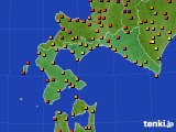 道南のアメダス実況(気温)(2021年08月07日)
