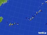 2021年08月07日の沖縄地方のアメダス(風向・風速)