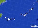 2021年08月09日の沖縄地方のアメダス(風向・風速)