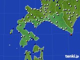 道南のアメダス実況(風向・風速)(2021年08月09日)