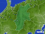 長野県のアメダス実況(降水量)(2021年08月10日)