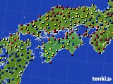 2021年08月10日の四国地方のアメダス(日照時間)
