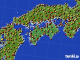 2021年08月10日の四国地方のアメダス(気温)