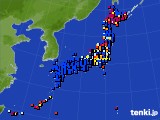 2021年08月11日のアメダス(日照時間)